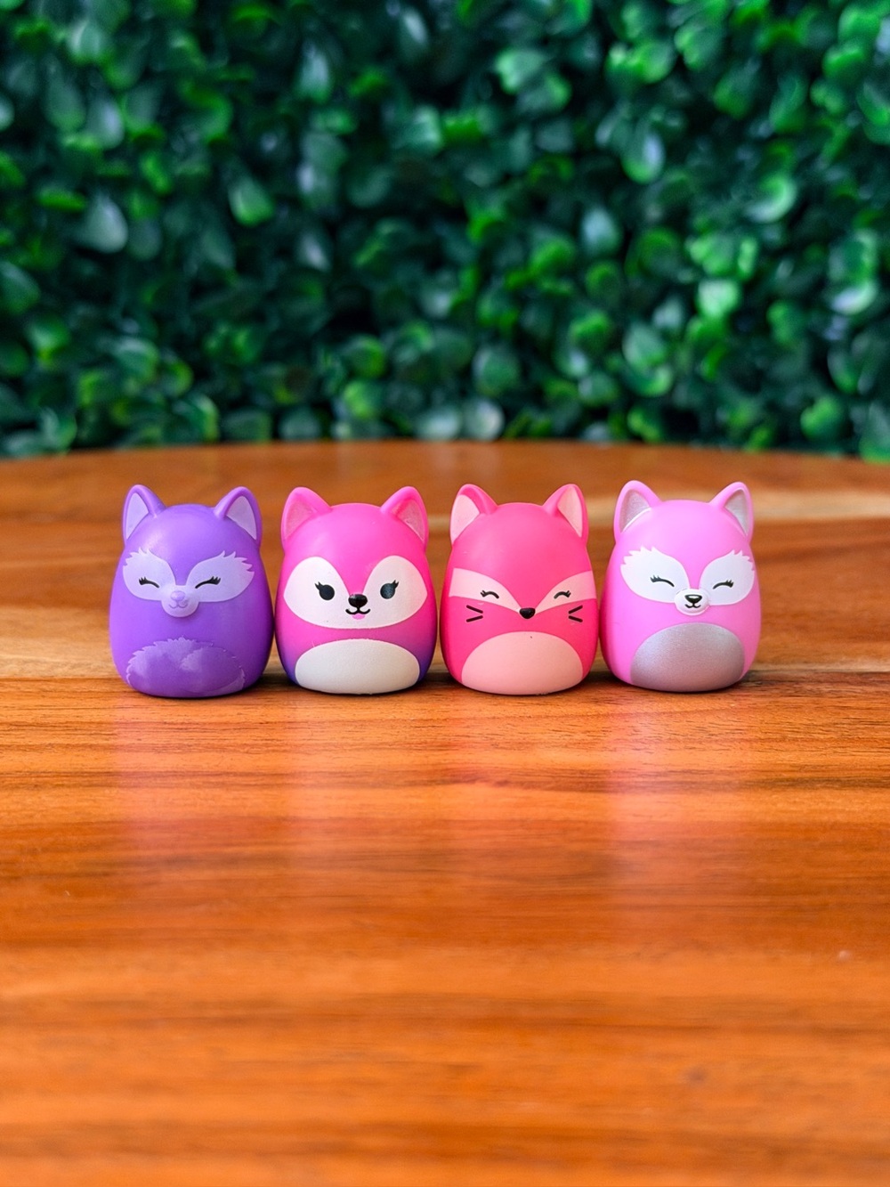 Squish-a-longs by Squishmallows Pink & Purple Foxes Bundle